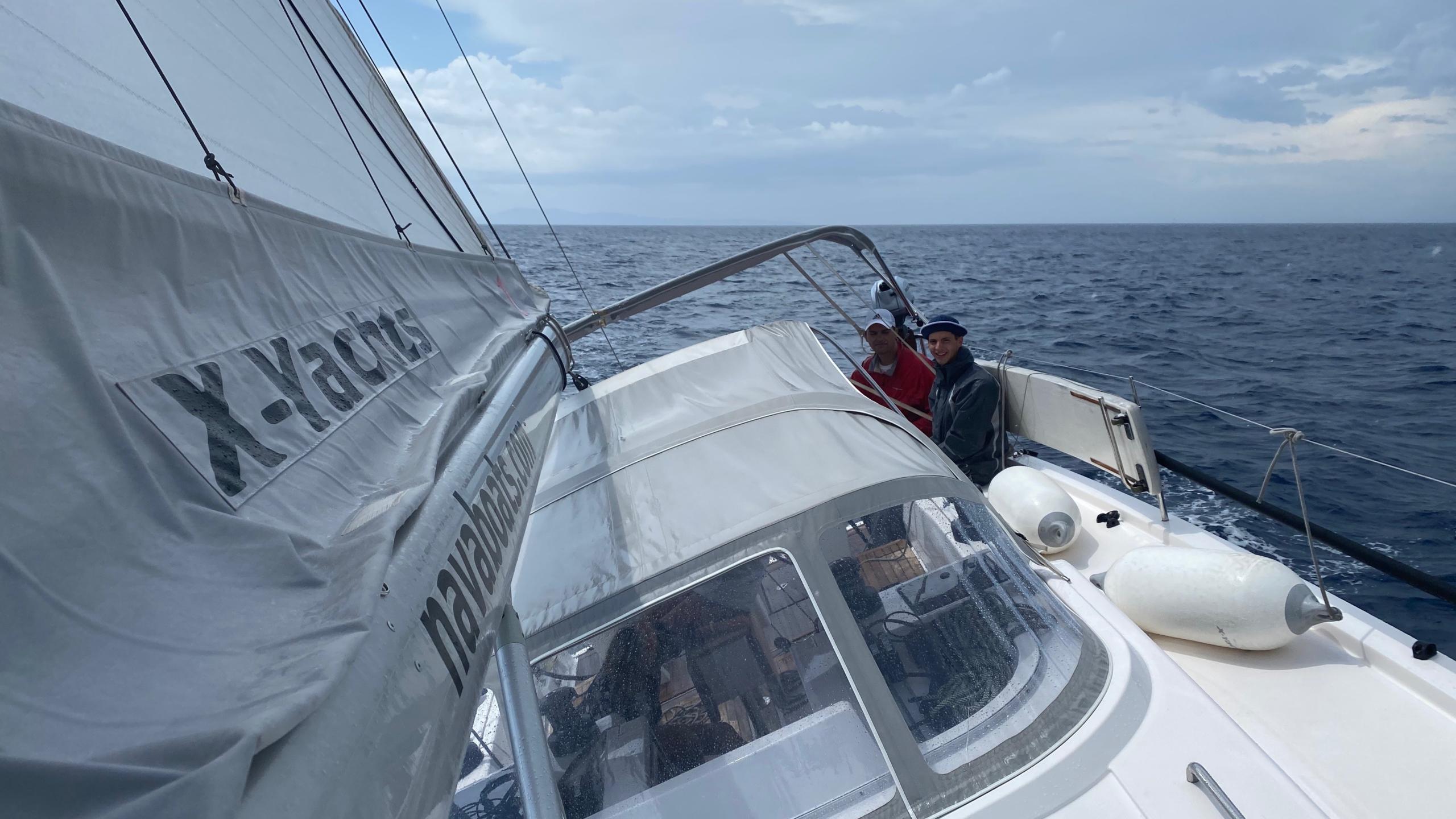 Sailing to Vela Luka on X-Yacht